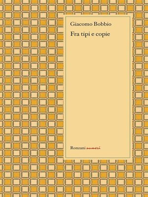 cover image of Fra tipi e copie